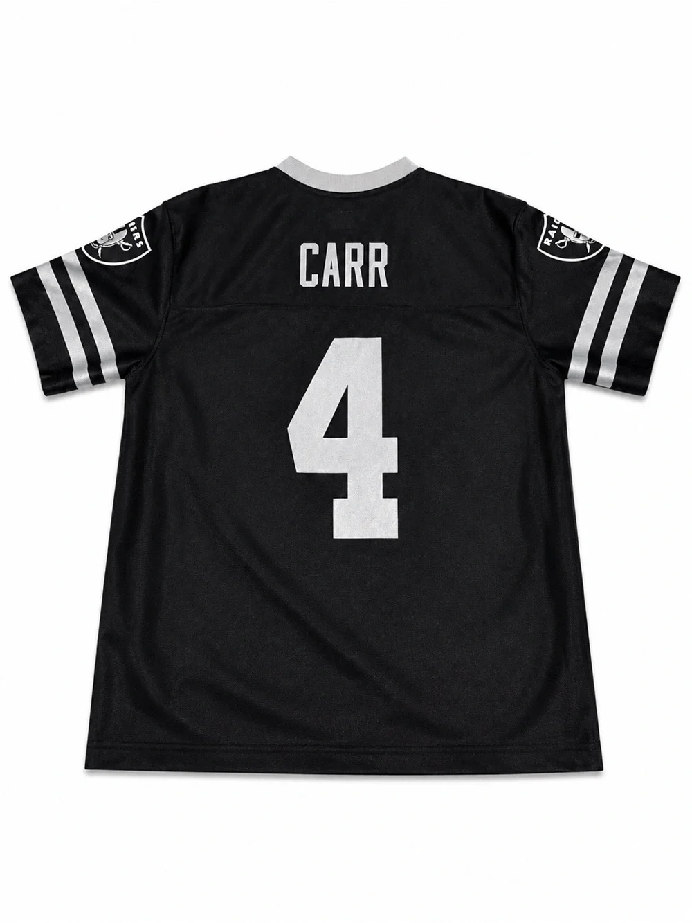 NFL Kids Black & Gray Raiders No.4 Football Jersey